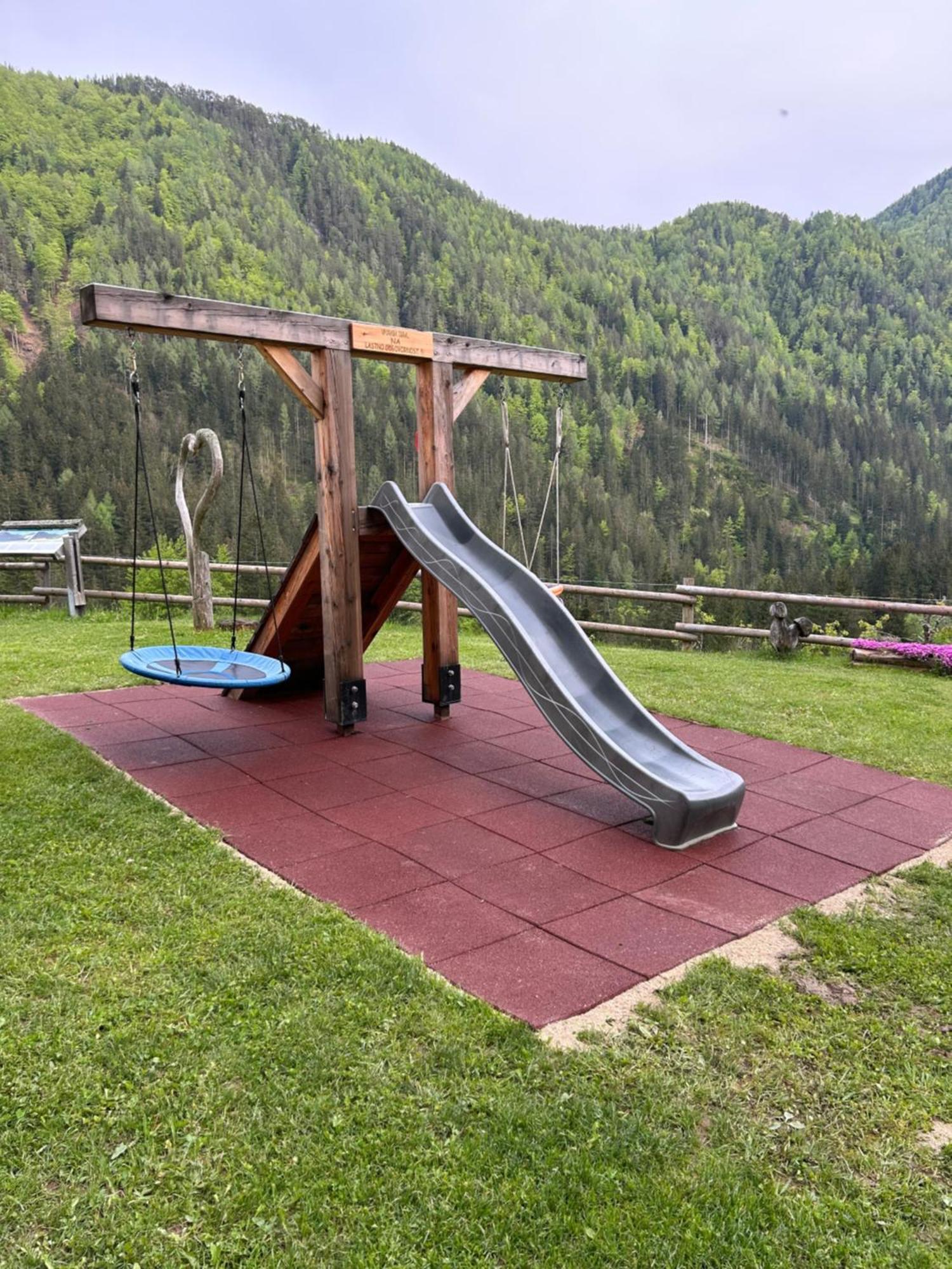 Tourist Farm Gradisnik Apartment Solcava Bagian luar foto