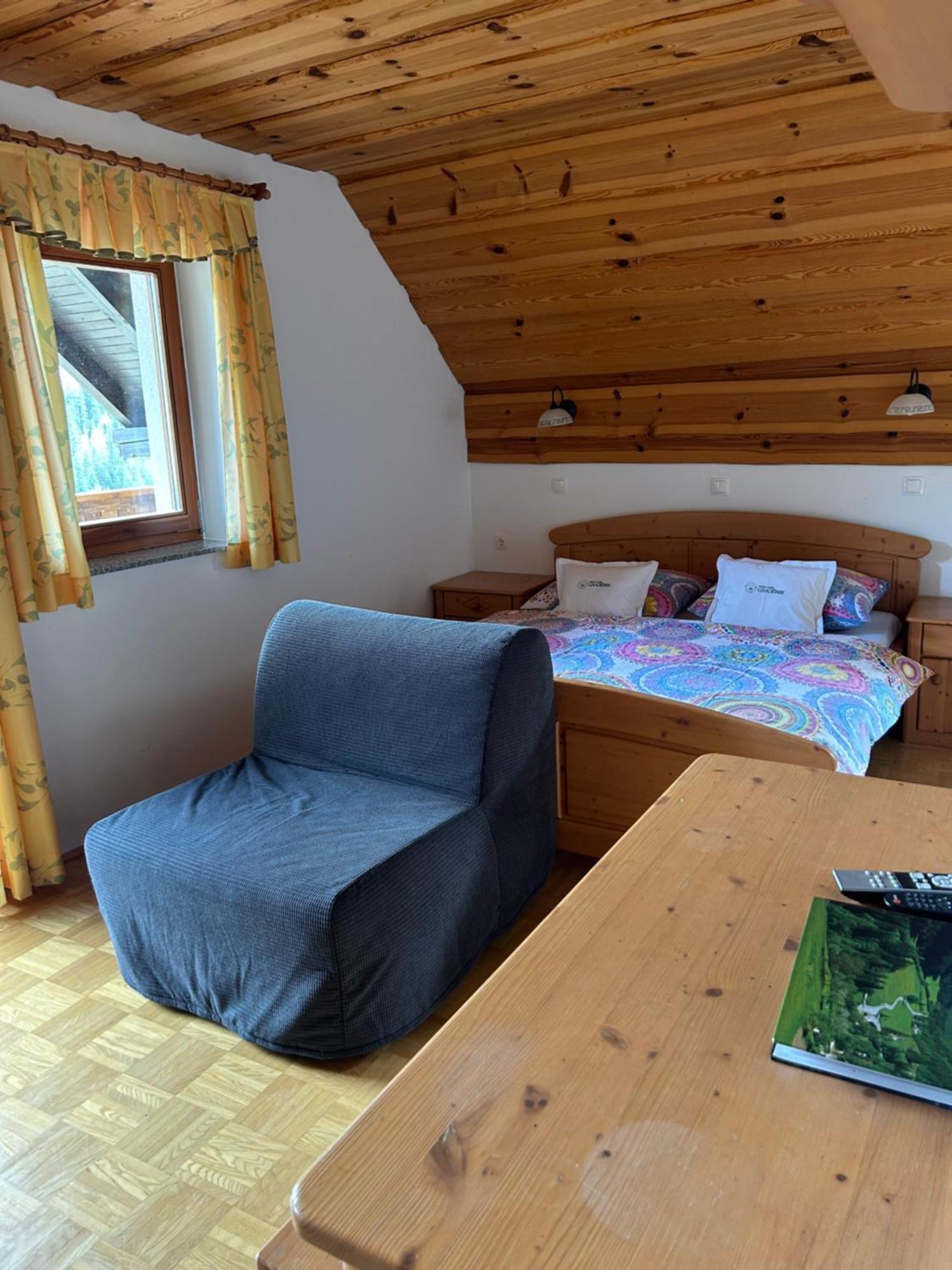 Tourist Farm Gradisnik Apartment Solcava Bagian luar foto