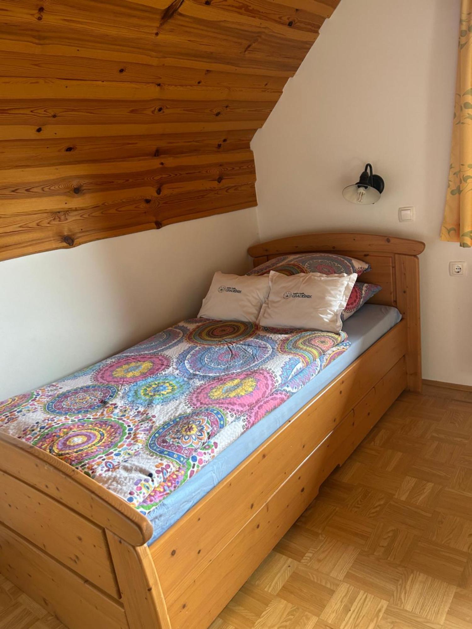 Tourist Farm Gradisnik Apartment Solcava Bagian luar foto